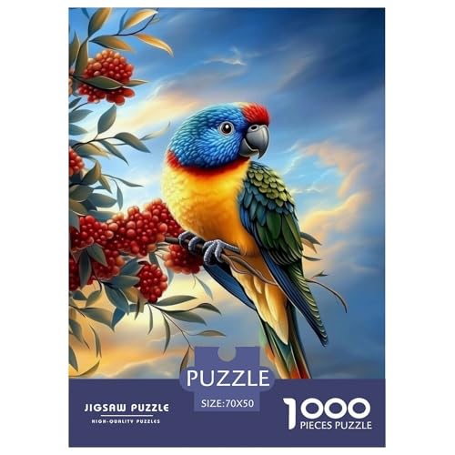 Papagei 1000-teilige Puzzles Für Erwachsene EIN Unmögliches Geschicklichkeitsspiel Brillanter Himmel Familien-Puzzlespiel Home-Dekoration 70x50cm/1000pcs Papagei 1000-teilige Puzzles Für Erwachsene EIN Unmögliches Geschicklichkeitsspiel Brillanter Himmel Familien-Puzzlespiel Home-Dekoration 70x50cm/1000pcs von YYVKPMLXC