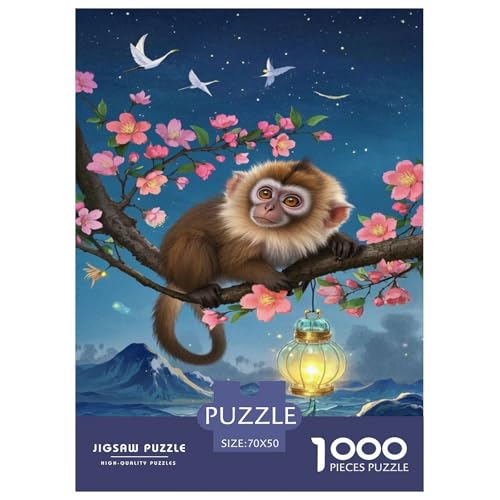 Puzzle AFFE Aus 1000 Stücken Für Erwachsene,Laterne EIN Unmögliches Geschicklichkeitsspiel, Lernspiel Spielzeug Geschenk Home-Dekoration 70x50cm/1000pcs Puzzle AFFE Aus 1000 Stücken Für Erwachsene,Laterne EIN Unmögliches Geschicklichkeitsspiel, Lernspiel Spielzeug Geschenk Home-Dekoration 70x50cm/1000pcs von YYVKPMLXC