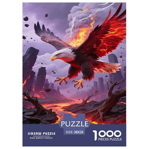 Puzzle Adler Aus 1000 Stücken Für Erwachsene,Fantastische Abenteuer Herausforderungsspielzeug Denksport-Puzzle Home-Dekoration 38x26cm/1000pcs Puzzle Adler Aus 1000 Stücken Für Erwachsene,Fantastische Abenteuer Herausforderungsspielzeug Denksport-Puzzle Home-Dekoration 38x26cm/1000pcs von YYVKPMLXC