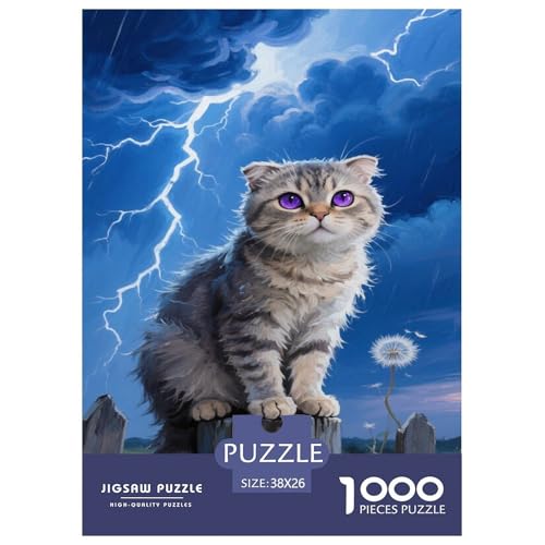 Puzzle American Curl Katze Mit 1000 Teilen Für Erwachsene,Blitz Herausforderungsspielzeug Intelligenz-Puzzle Home-Dekoration 38x26cm/1000pcs Puzzle American Curl Katze Mit 1000 Teilen Für Erwachsene,Blitz Herausforderungsspielzeug Intelligenz-Puzzle Home-Dekoration 38x26cm/1000pcs von YYVKPMLXC