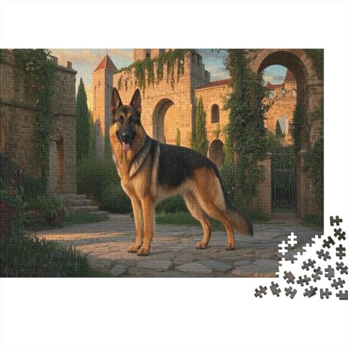 Puzzle Aus 1000 Stücken Für Erwachsene Goldenes AFFE Anspruchsvolles Spielzeug Alte Architektur Holzpuzzles Familien-Puzzlespiel Home-Dekoration 1000pcs (75x50cm) von YYVKPMLXC