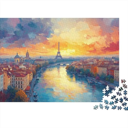 Puzzle Aus 1000 Stücken Für Erwachsene Venedig, Wasserstadt Anspruchsvolles Spielzeug Sonnenuntergang Formpuzzel Familien-Puzzlespiel Home-Dekoration 1000pcs (75x50cm) von YYVKPMLXC