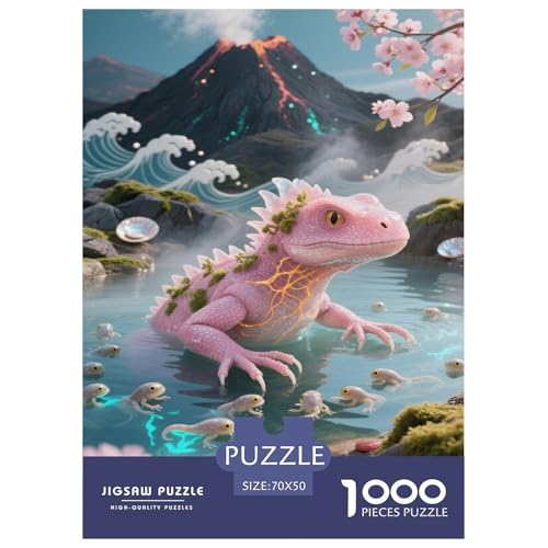 Puzzle Axolotl Aus 1000 Stücken Für Erwachsene,Vulkan und Meer Blick EIN Unmögliches Geschicklichkeitsspiel, Lernspiel Spielzeug Geschenk Home-Dekoration 70x50cm/1000pcs Puzzle Axolotl Aus 1000 Stücken Für Erwachsene,Vulkan und Meer Blick EIN Unmögliches Geschicklichkeitsspiel, Lernspiel Spielzeug Geschenk Home-Dekoration 70x50cm/1000pcs von YYVKPMLXC