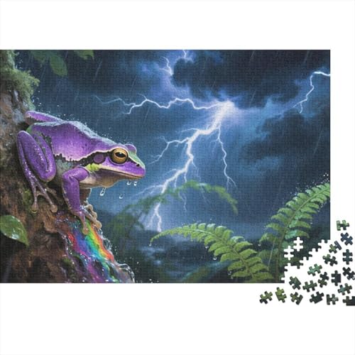 Puzzle Baumpfote Mit 1000 Teilen Für Erwachsene,Gewitter Rainforest EIN Unmögliches Geschicklichkeitsspiel Familien-Puzzlespiel Home-Dekoration 1000pcs (75x50cm) von YYVKPMLXC