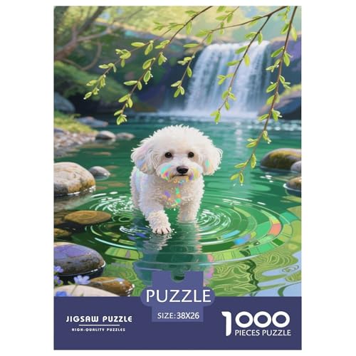Puzzle Bichon Frisé Aus 1000 Stücken Für Erwachsene,Wasserfall Landscape Anspruchsvolles Spielzeug Familien-Puzzlespiel Home-Dekoration 38x26cm/1000pcs Puzzle Bichon Frisé Aus 1000 Stücken Für Erwachsene,Wasserfall Landscape Anspruchsvolles Spielzeug Familien-Puzzlespiel Home-Dekoration 38x26cm/1000pcs von YYVKPMLXC