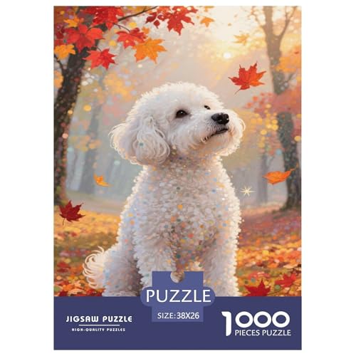 Puzzle Bichon Frisé Mit 1000 Teilen Für Erwachsene,Herbstwald Anspruchsvolles Spielzeug Lernspiel Spielzeug Geschenk Home-Dekoration 38x26cm/1000pcs Puzzle Bichon Frisé Mit 1000 Teilen Für Erwachsene,Herbstwald Anspruchsvolles Spielzeug Lernspiel Spielzeug Geschenk Home-Dekoration 38x26cm/1000pcs von YYVKPMLXC