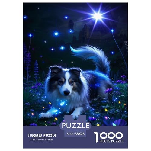 Puzzle Border Collie-Hund Aus 1000 Stücken Für Erwachsene,Traumhafter Wald EIN Unmögliches Geschicklichkeitsspiel, Lernspiel Spielzeug Geschenk Home-Dekoration 38x26cm/1000pcs Puzzle Border Collie-Hund Aus 1000 Stücken Für Erwachsene,Traumhafter Wald EIN Unmögliches Geschicklichkeitsspiel, Lernspiel Spielzeug Geschenk Home-Dekoration 38x26cm/1000pcs von YYVKPMLXC