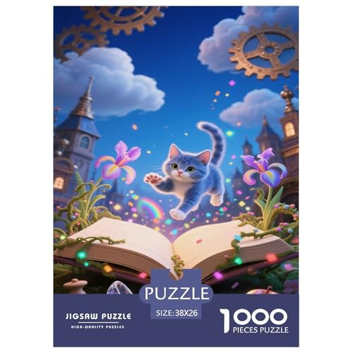 Puzzle British-Shorthair-Kater 1000 Stücken Für Erwachsene,Dreamy Schloss EIN Unmögliches Geschicklichkeitsspiel Lernspiel Spielzeug Geschenk Home-Dekoration 38x26cm/1000pcs Puzzle British-Shorthair-Kater 1000 Stücken Für Erwachsene,Dreamy Schloss EIN Unmögliches Geschicklichkeitsspiel Lernspiel Spielzeug Geschenk Home-Dekoration 38x26cm/1000pcs von YYVKPMLXC