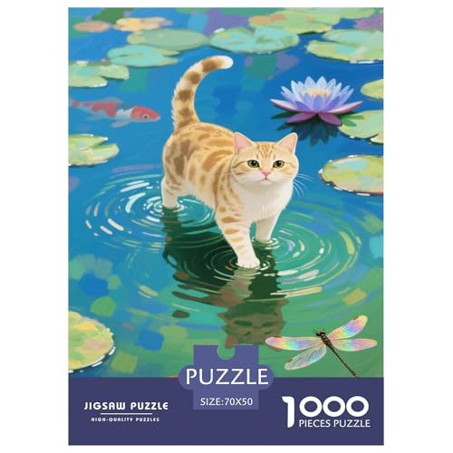 Puzzle British-Shorthair-Kater 1000 Stücken Für Erwachsene,Koi-Karpfen EIN Unmögliches Geschicklichkeitsspiel Lernspiel Spielzeug Geschenk Home-Dekoration 70x50cm/1000pcs Puzzle British-Shorthair-Kater 1000 Stücken Für Erwachsene,Koi-Karpfen EIN Unmögliches Geschicklichkeitsspiel Lernspiel Spielzeug Geschenk Home-Dekoration 70x50cm/1000pcs von YYVKPMLXC