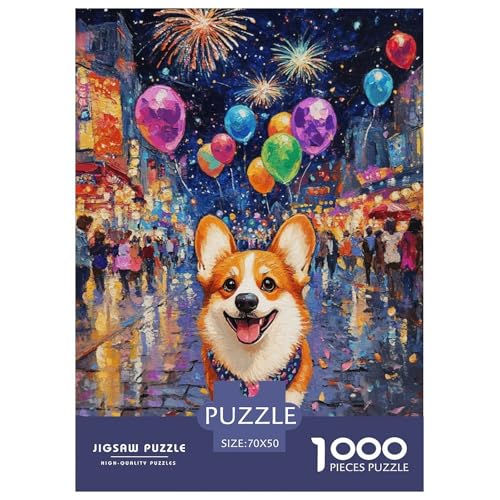 Puzzle Corgi 1000 Stücken Für Erwachsene,Stadtstraße View EIN Unmögliches Geschicklichkeitsspiel Lernspiel Spielzeug Geschenk Home-Dekoration 70x50cm/1000pcs Puzzle Corgi 1000 Stücken Für Erwachsene,Stadtstraße View EIN Unmögliches Geschicklichkeitsspiel Lernspiel Spielzeug Geschenk Home-Dekoration 70x50cm/1000pcs von YYVKPMLXC