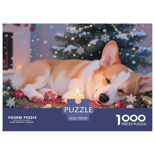 Puzzle Corgi 1000 Teilen Für Erwachsene,Weihnachts Heim Intelligenz-Puzzle Herausforderungsspielzeug, Familien-Puzzlespiel Home-Dekoration 70x50cm/1000pcs Puzzle Corgi 1000 Teilen Für Erwachsene,Weihnachts Heim Intelligenz-Puzzle Herausforderungsspielzeug, Familien-Puzzlespiel Home-Dekoration 70x50cm/1000pcs von YYVKPMLXC