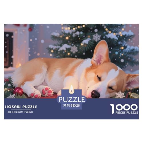 Puzzle Corgi Aus 1000 Stücken Für Erwachsene,Weihnachts Heim EIN Unmögliches Geschicklichkeitsspiel, Lernspiel Spielzeug Geschenk Home-Dekoration 38x26cm/1000pcs Puzzle Corgi Aus 1000 Stücken Für Erwachsene,Weihnachts Heim EIN Unmögliches Geschicklichkeitsspiel, Lernspiel Spielzeug Geschenk Home-Dekoration 38x26cm/1000pcs von YYVKPMLXC