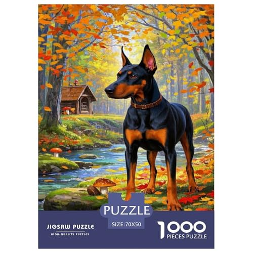 Puzzle Dobermann Mit 1000 Teilen Für Erwachsene,Bachnahe-Landschaft EIN Unmögliches Geschicklichkeitsspiel Lernspiel Spielzeug Geschenk Home-Dekoration 70x50cm/1000pcs Puzzle Dobermann Mit 1000 Teilen Für Erwachsene,Bachnahe-Landschaft EIN Unmögliches Geschicklichkeitsspiel Lernspiel Spielzeug Geschenk Home-Dekoration 70x50cm/1000pcs von YYVKPMLXC