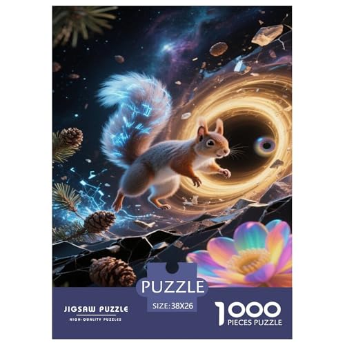 Puzzle Eichhörnchen 1000 Stücken Für Erwachsene,Fantastische Sternenhimmel EIN Unmögliches Geschicklichkeitsspiel Lernspiel Spielzeug Geschenk Home-Dekoration 38x26cm/1000pcs Puzzle Eichhörnchen 1000 Stücken Für Erwachsene,Fantastische Sternenhimmel EIN Unmögliches Geschicklichkeitsspiel Lernspiel Spielzeug Geschenk Home-Dekoration 38x26cm/1000pcs von YYVKPMLXC