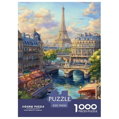 Puzzle Eiffelturm Mit 1000 Teilen Für Erwachsene,Romantische Stadtlandschaft EIN Unmögliches Geschicklichkeitsspiel Familien-Puzzlespiel Home-Dekoration 70x50cm/1000pcs Puzzle Eiffelturm Mit 1000 Teilen Für Erwachsene,Romantische Stadtlandschaft EIN Unmögliches Geschicklichkeitsspiel Familien-Puzzlespiel Home-Dekoration 70x50cm/1000pcs von YYVKPMLXC