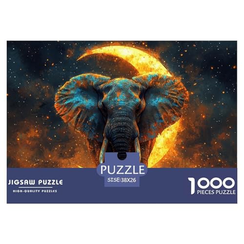 Puzzle Elefant 1000 Stücken Für Erwachsene,Naturwunder EIN Unmögliches Geschicklichkeitsspiel Lernspiel Spielzeug Geschenk Home-Dekoration 38x26cm/1000pcs Puzzle Elefant 1000 Stücken Für Erwachsene,Naturwunder EIN Unmögliches Geschicklichkeitsspiel Lernspiel Spielzeug Geschenk Home-Dekoration 38x26cm/1000pcs von YYVKPMLXC