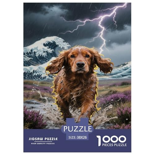Puzzle Englischer Cocker-Spaniel Mit 1000 Teilen Für Erwachsene,Ozeansturm Anspruchsvolles Spielzeug Lernspiel Spielzeug Geschenk Home-Dekoration 38x26cm/1000pcs Puzzle Englischer Cocker-Spaniel Mit 1000 Teilen Für Erwachsene,Ozeansturm Anspruchsvolles Spielzeug Lernspiel Spielzeug Geschenk Home-Dekoration 38x26cm/1000pcs von YYVKPMLXC