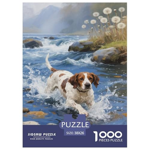 Puzzle Englischer Springer-Spaniel Aus 1000 Stücken Für Erwachsene,Wasserszene Anspruchsvolles Spielzeug Familien-Puzzlespiel Home-Dekoration 38x26cm/1000pcs Puzzle Englischer Springer-Spaniel Aus 1000 Stücken Für Erwachsene,Wasserszene Anspruchsvolles Spielzeug Familien-Puzzlespiel Home-Dekoration 38x26cm/1000pcs von YYVKPMLXC