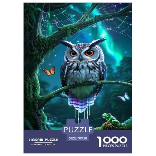Puzzle Eule 1000 Teilen Für Erwachsene,Waldszene Intelligenz-Puzzle Herausforderungsspielzeug, Familien-Puzzlespiel Home-Dekoration 70x50cm/1000pcs Puzzle Eule 1000 Teilen Für Erwachsene,Waldszene Intelligenz-Puzzle Herausforderungsspielzeug, Familien-Puzzlespiel Home-Dekoration 70x50cm/1000pcs von YYVKPMLXC