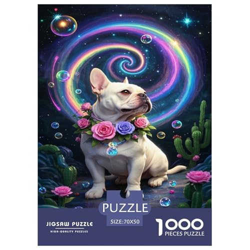 Puzzle Französischer Bulldoggege Mit 1000 Teilen Für Erwachsene,Traumhafter Sternenhimmel EIN Unmögliches Geschicklichkeitsspiel Familien-Puzzlespiel Home-Dekoration 70x50cm/1000pcs Puzzle Französischer Bulldoggege Mit 1000 Teilen Für Erwachsene,Traumhafter Sternenhimmel EIN Unmögliches Geschicklichkeitsspiel Familien-Puzzlespiel Home-Dekoration 70x50cm/1000pcs von YYVKPMLXC