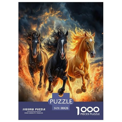 Puzzle Galoppierende Pferde Mit 1000 Teilen Für Erwachsene,Feuer EIN Unmögliches Geschicklichkeitsspiel Familien-Puzzlespiel Home-Dekoration 38x26cm/1000pcs Puzzle Galoppierende Pferde Mit 1000 Teilen Für Erwachsene,Feuer EIN Unmögliches Geschicklichkeitsspiel Familien-Puzzlespiel Home-Dekoration 38x26cm/1000pcs von YYVKPMLXC