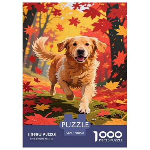 Puzzle Golden Retriever 1000 Stücken Für Erwachsene,Ruhevoller Wald EIN Unmögliches Geschicklichkeitsspiel Lernspiel Spielzeug Geschenk Home-Dekoration 70x50cm/1000pcs Puzzle Golden Retriever 1000 Stücken Für Erwachsene,Ruhevoller Wald EIN Unmögliches Geschicklichkeitsspiel Lernspiel Spielzeug Geschenk Home-Dekoration 70x50cm/1000pcs von YYVKPMLXC