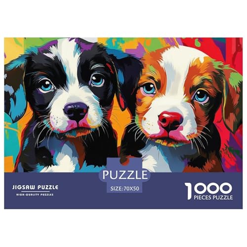 Puzzle Haustierhund 1000 Stücken Für Erwachsene,Farbenfroh EIN Unmögliches Geschicklichkeitsspiel Lernspiel Spielzeug Geschenk Home-Dekoration 70x50cm/1000pcs Puzzle Haustierhund 1000 Stücken Für Erwachsene,Farbenfroh EIN Unmögliches Geschicklichkeitsspiel Lernspiel Spielzeug Geschenk Home-Dekoration 70x50cm/1000pcs von YYVKPMLXC