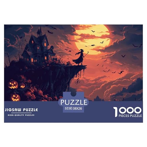 Puzzle Hexe Mit 1000 Teilen Für Erwachsene,Fledermäuse Herausforderungsspielzeug Denksport-Puzzle Home-Dekoration 38x26cm/1000pcs Puzzle Hexe Mit 1000 Teilen Für Erwachsene,Fledermäuse Herausforderungsspielzeug Denksport-Puzzle Home-Dekoration 38x26cm/1000pcs von YYVKPMLXC