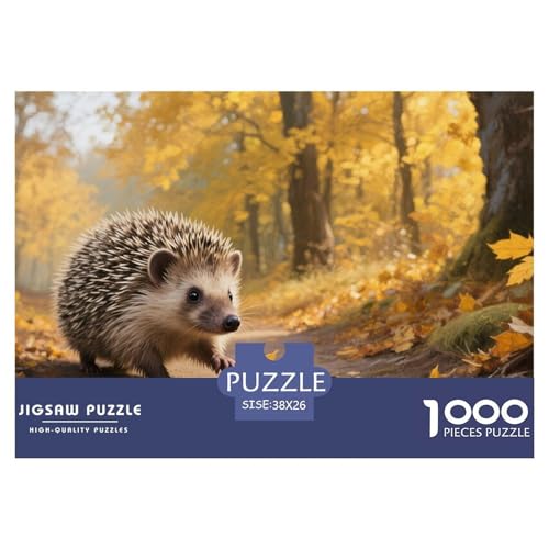 Puzzle Igel Aus 1000 Stücken Für Erwachsene,Herbstwald EIN Unmögliches Geschicklichkeitsspiel, Lernspiel Spielzeug Geschenk Home-Dekoration 38x26cm/1000pcs Puzzle Igel Aus 1000 Stücken Für Erwachsene,Herbstwald EIN Unmögliches Geschicklichkeitsspiel, Lernspiel Spielzeug Geschenk Home-Dekoration 38x26cm/1000pcs von YYVKPMLXC