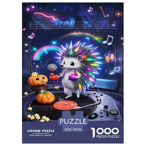 Puzzle Igel Mit 1000 Teilen Für Erwachsene,Regenbogen Anspruchsvolles Spielzeug Lernspiel Spielzeug Geschenk Home-Dekoration 70x50cm/1000pcs Puzzle Igel Mit 1000 Teilen Für Erwachsene,Regenbogen Anspruchsvolles Spielzeug Lernspiel Spielzeug Geschenk Home-Dekoration 70x50cm/1000pcs von YYVKPMLXC