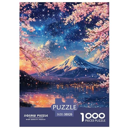 Puzzle Kirschblüte Mit 1000 Teilen Für Erwachsene,Sternenhimmel-Blick Anspruchsvolles Spielzeug Intelligenz-Puzzle Home-Dekoration 38x26cm/1000pcs Puzzle Kirschblüte Mit 1000 Teilen Für Erwachsene,Sternenhimmel-Blick Anspruchsvolles Spielzeug Intelligenz-Puzzle Home-Dekoration 38x26cm/1000pcs von YYVKPMLXC