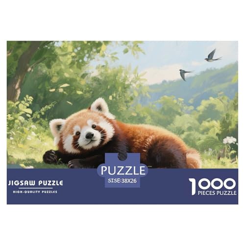 Puzzle Kleine Panda Aus 1000 Stücken Für Erwachsene,Waldszene EIN Unmögliches Geschicklichkeitsspiel, Lernspiel Spielzeug Geschenk Home-Dekoration 38x26cm/1000pcs Puzzle Kleine Panda Aus 1000 Stücken Für Erwachsene,Waldszene EIN Unmögliches Geschicklichkeitsspiel, Lernspiel Spielzeug Geschenk Home-Dekoration 38x26cm/1000pcs von YYVKPMLXC