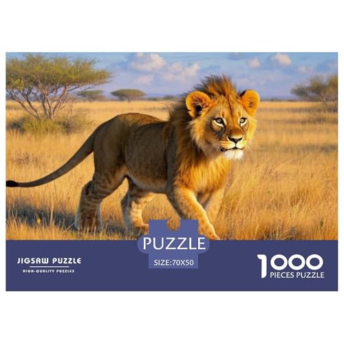 Puzzle Kleiner Löwe Mit 1000 Teilen Für Erwachsene,Tropisches Grasland Anspruchsvolles Spielzeug Intelligenz-Puzzle Home-Dekoration 70x50cm/1000pcs Puzzle Kleiner Löwe Mit 1000 Teilen Für Erwachsene,Tropisches Grasland Anspruchsvolles Spielzeug Intelligenz-Puzzle Home-Dekoration 70x50cm/1000pcs von YYVKPMLXC