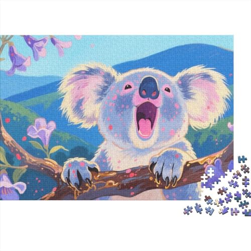 Puzzle Koala Mit 1000 Teilen Für Erwachsene,Bergwilderblumen EIN Unmögliches Geschicklichkeitsspiel Lernspiel Spielzeug Geschenk Home-Dekoration 1000pcs (75x50cm) von YYVKPMLXC