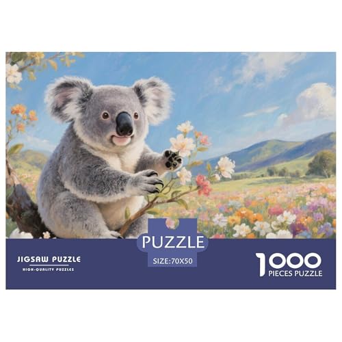 Puzzle Koala Mit 1000 Teilen Für Erwachsene,Blumenfeldszene EIN Unmögliches Geschicklichkeitsspiel Lernspiel Spielzeug Geschenk Home-Dekoration 70x50cm/1000pcs Puzzle Koala Mit 1000 Teilen Für Erwachsene,Blumenfeldszene EIN Unmögliches Geschicklichkeitsspiel Lernspiel Spielzeug Geschenk Home-Dekoration 70x50cm/1000pcs von YYVKPMLXC