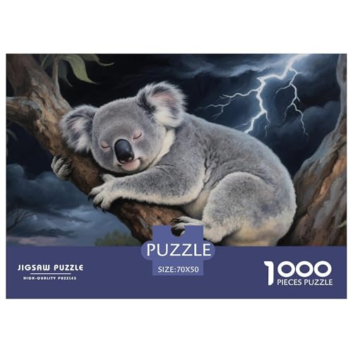 Puzzle Koala Mit 1000 Teilen Für Erwachsene,Gewitterwald Anspruchsvolles Spielzeug Lernspiel Spielzeug Geschenk Home-Dekoration 70x50cm/1000pcs Puzzle Koala Mit 1000 Teilen Für Erwachsene,Gewitterwald Anspruchsvolles Spielzeug Lernspiel Spielzeug Geschenk Home-Dekoration 70x50cm/1000pcs von YYVKPMLXC