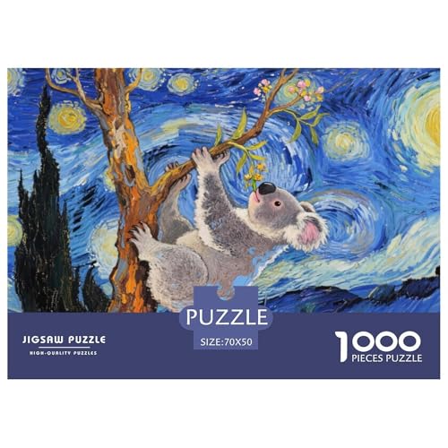 Puzzle Koala Mit 1000 Teilen Für Erwachsene,Sternenhimmel Nacht Herausforderungsspielzeug Denksport-Puzzle Home-Dekoration 70x50cm/1000pcs Puzzle Koala Mit 1000 Teilen Für Erwachsene,Sternenhimmel Nacht Herausforderungsspielzeug Denksport-Puzzle Home-Dekoration 70x50cm/1000pcs von YYVKPMLXC