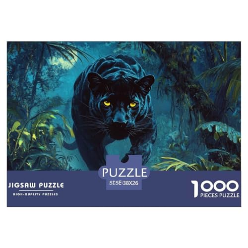 Puzzle Leopard Mit 1000 Teilen Für Erwachsene,Dschungelabenteuer EIN Unmögliches Geschicklichkeitsspiel Lernspiel Spielzeug Geschenk Home-Dekoration 38x26cm/1000pcs Puzzle Leopard Mit 1000 Teilen Für Erwachsene,Dschungelabenteuer EIN Unmögliches Geschicklichkeitsspiel Lernspiel Spielzeug Geschenk Home-Dekoration 38x26cm/1000pcs von YYVKPMLXC