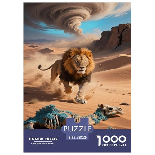 Puzzle Löwe 1000 Stücken Für Erwachsene,Wildnislandschaft EIN Unmögliches Geschicklichkeitsspiel Lernspiel Spielzeug Geschenk Home-Dekoration 38x26cm/1000pcs Puzzle Löwe 1000 Stücken Für Erwachsene,Wildnislandschaft EIN Unmögliches Geschicklichkeitsspiel Lernspiel Spielzeug Geschenk Home-Dekoration 38x26cm/1000pcs von YYVKPMLXC