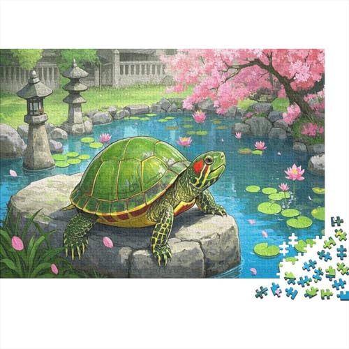 Puzzle Mit 1000 Teilen Für Erwachsene Rex-Meerschweinchen Herausforderungsspielzeug Spring Lebhafte Farbe Holzpuzzles Familien-Puzzlespiel Home-Dekoration 1000pcs (75x50cm) von YYVKPMLXC