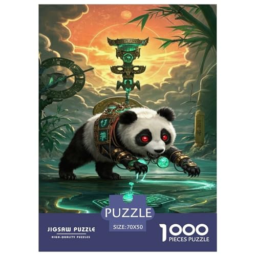 Puzzle Panda Mit 1000 Teilen Für Erwachsene,Science-Fiction-Elemente Anspruchsvolles Spielzeug Lernspiel Spielzeug Geschenk Home-Dekoration 70x50cm/1000pcs Puzzle Panda Mit 1000 Teilen Für Erwachsene,Science-Fiction-Elemente Anspruchsvolles Spielzeug Lernspiel Spielzeug Geschenk Home-Dekoration 70x50cm/1000pcs von YYVKPMLXC