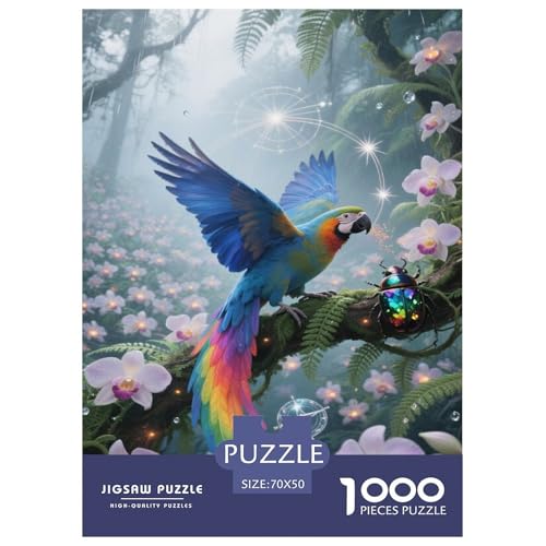 Puzzle Papagei Mit 1000 Teilen Für Erwachsene,Fantastische Wald EIN Unmögliches Geschicklichkeitsspiel Familien-Puzzlespiel Home-Dekoration 70x50cm/1000pcs Puzzle Papagei Mit 1000 Teilen Für Erwachsene,Fantastische Wald EIN Unmögliches Geschicklichkeitsspiel Familien-Puzzlespiel Home-Dekoration 70x50cm/1000pcs von YYVKPMLXC