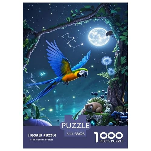Puzzle Papagei Mit 1000 Teilen Für Erwachsene,Tropischer Regenwald EIN Unmögliches Geschicklichkeitsspiel Familien-Puzzlespiel Home-Dekoration 38x26cm/1000pcs Puzzle Papagei Mit 1000 Teilen Für Erwachsene,Tropischer Regenwald EIN Unmögliches Geschicklichkeitsspiel Familien-Puzzlespiel Home-Dekoration 38x26cm/1000pcs von YYVKPMLXC
