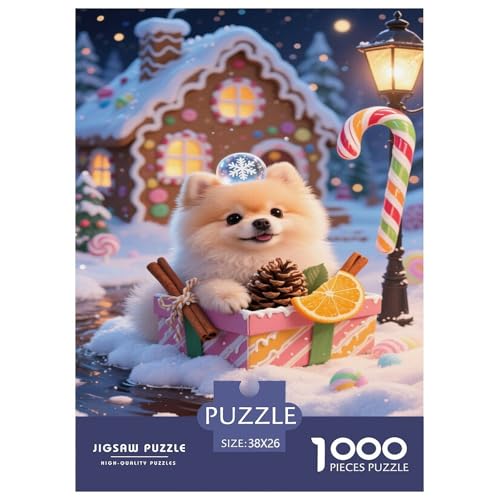 Puzzle Pomeranier Puppy Mit 1000 Teilen Für Erwachsene,Festlich Landschaft Anspruchsvolles Spielzeug Lernspiel Spielzeug Geschenk Home-Dekoration 38x26cm/1000pcs Puzzle Pomeranier Puppy Mit 1000 Teilen Für Erwachsene,Festlich Landschaft Anspruchsvolles Spielzeug Lernspiel Spielzeug Geschenk Home-Dekoration 38x26cm/1000pcs von YYVKPMLXC