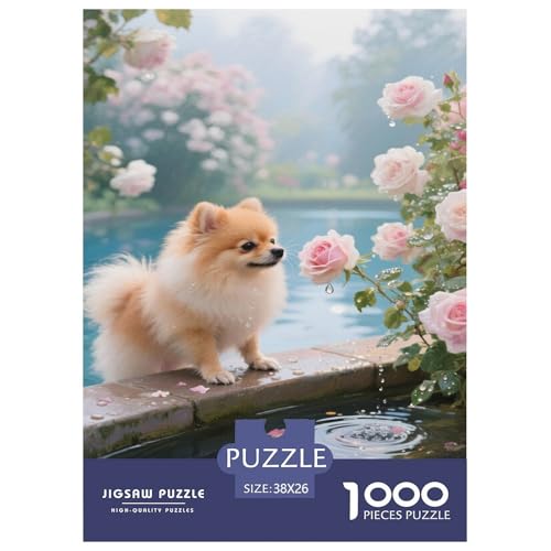 Puzzle Pomeranischer Welpe Aus 1000 Stücken Für Erwachsene,Ruhevoller Teichlandschaft Anspruchsvolles Spielzeug Familien-Puzzlespiel Home-Dekoration 38x26cm/1000pcs Puzzle Pomeranischer Welpe Aus 1000 Stücken Für Erwachsene,Ruhevoller Teichlandschaft Anspruchsvolles Spielzeug Familien-Puzzlespiel Home-Dekoration 38x26cm/1000pcs von YYVKPMLXC