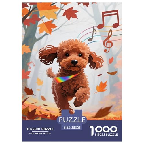 Puzzle Pudel Dog Aus 1000 Stücken Für Erwachsene,Herbstwald EIN Unmögliches Geschicklichkeitsspiel, Lernspiel Spielzeug Geschenk Home-Dekoration 38x26cm/1000pcs Puzzle Pudel Dog Aus 1000 Stücken Für Erwachsene,Herbstwald EIN Unmögliches Geschicklichkeitsspiel, Lernspiel Spielzeug Geschenk Home-Dekoration 38x26cm/1000pcs von YYVKPMLXC