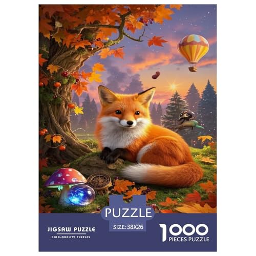 Puzzle Red Fuchs 1000 Stücken Für Erwachsene,Herbstlandschaft EIN Unmögliches Geschicklichkeitsspiel Lernspiel Spielzeug Geschenk Home-Dekoration 38x26cm/1000pcs Puzzle Red Fuchs 1000 Stücken Für Erwachsene,Herbstlandschaft EIN Unmögliches Geschicklichkeitsspiel Lernspiel Spielzeug Geschenk Home-Dekoration 38x26cm/1000pcs von YYVKPMLXC