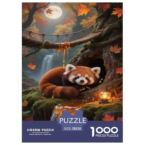 Puzzle Rotpanda Mit 1000 Teilen Für Erwachsene,Herbstwald EIN Unmögliches Geschicklichkeitsspiel Lernspiel Spielzeug Geschenk Home-Dekoration 38x26cm/1000pcs Puzzle Rotpanda Mit 1000 Teilen Für Erwachsene,Herbstwald EIN Unmögliches Geschicklichkeitsspiel Lernspiel Spielzeug Geschenk Home-Dekoration 38x26cm/1000pcs von YYVKPMLXC
