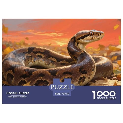 Puzzle Schlange Mit 1000 Teilen Für Erwachsene,Herbst Wildnis EIN Unmögliches Geschicklichkeitsspiel Lernspiel Spielzeug Geschenk Home-Dekoration 70x50cm/1000pcs Puzzle Schlange Mit 1000 Teilen Für Erwachsene,Herbst Wildnis EIN Unmögliches Geschicklichkeitsspiel Lernspiel Spielzeug Geschenk Home-Dekoration 70x50cm/1000pcs von YYVKPMLXC