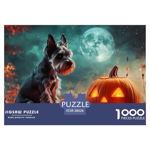 Puzzle Schnauzer 1000 Stücken Für Erwachsene,KürbisLaterne EIN Unmögliches Geschicklichkeitsspiel Lernspiel Spielzeug Geschenk Home-Dekoration 38x26cm/1000pcs Puzzle Schnauzer 1000 Stücken Für Erwachsene,KürbisLaterne EIN Unmögliches Geschicklichkeitsspiel Lernspiel Spielzeug Geschenk Home-Dekoration 38x26cm/1000pcs von YYVKPMLXC
